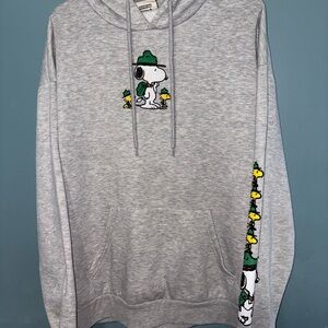 Snoopy Gray Graphic Hoodie